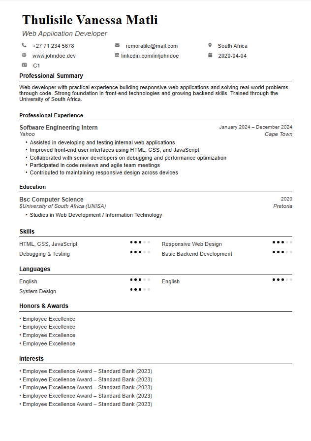 midnight Resume